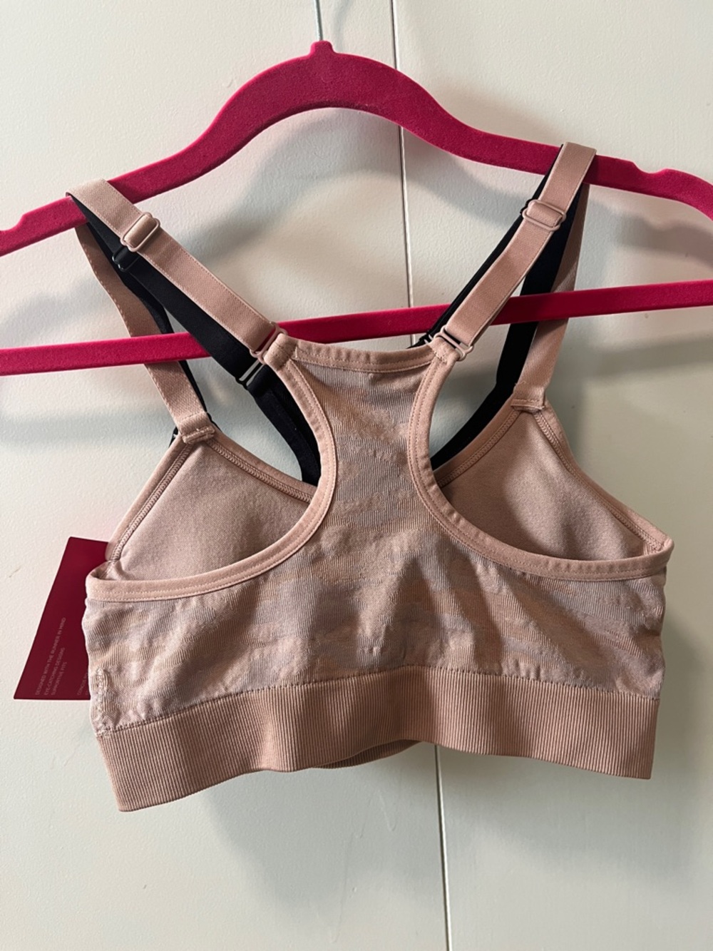 Ryka Black with Nude-Trim High Support Sports Bra - Picture 3 of 6